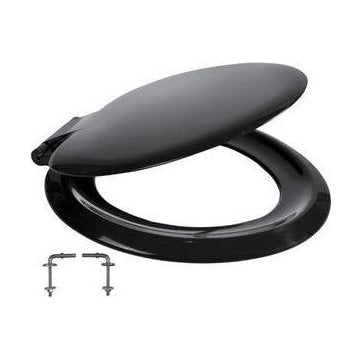 [BTSNSS05] Close Toilet Seat & Cover Stainless Hinge – Black - Cutout