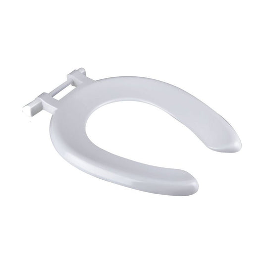 [BTSRE04X] Crescent Toilet Seat – White - Cutout