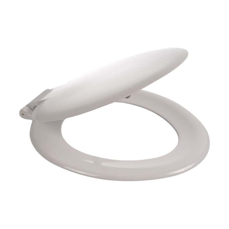 [BTSSAX04] Standard Round Toilet Seat 441-457mm Projection – White - Cutout