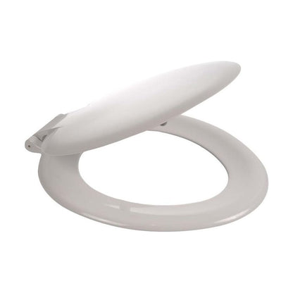 [BTSSAX04] Standard Round Toilet Seat 441-457mm Projection – White - Cutout