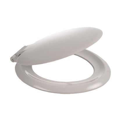 [BTSSON04] Standard Round Toilet Seat 130-160mm Hinge Adjust – White - Cutout
