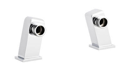 [BTSX323] Tap Accessories Square Minimalist Inlet Legs, Pair - Chrome - Cutout