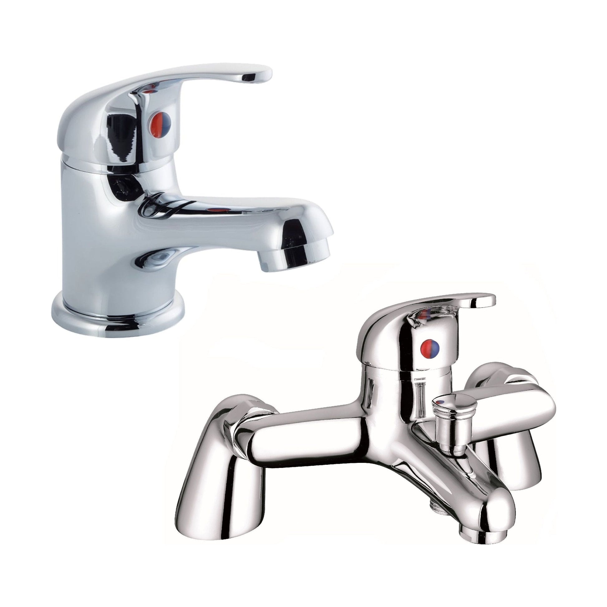 [BTT00204] Mono Basin Mixer Tap - Choice of Bath Filler Tap or Bath Shower Mixer Tap - Cutout
