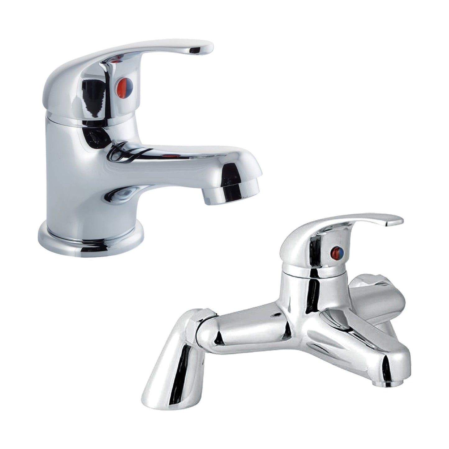 [BTT00205] Mono Basin Mixer Tap - Choice of Bath Filler Tap or Bath Shower Mixer Tap - Cutout