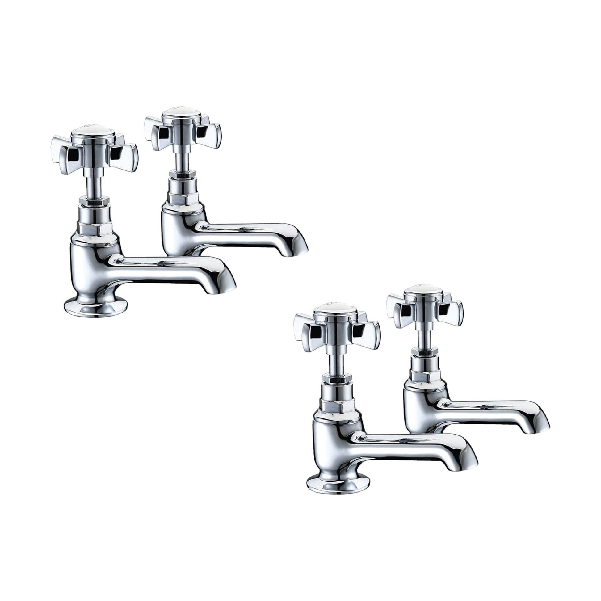 [BTT20106] Traditional Crosshead Basin and Bath Taps - Choice of Style - Cutout