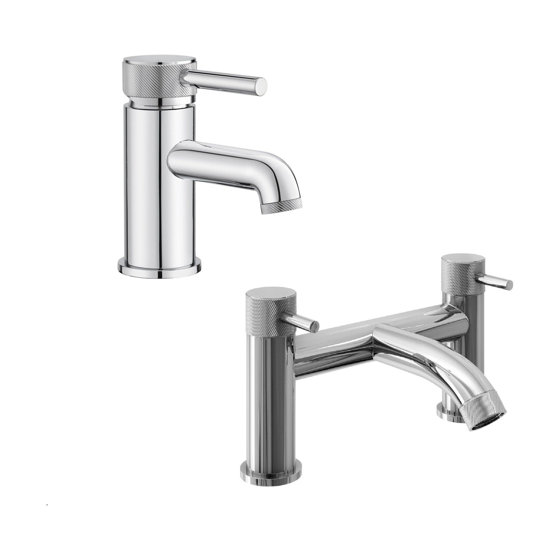 [BTT75051] Contemporary Mono Basin Mixer Tap - Choice of Bath Tap Type and Colour - Cutout