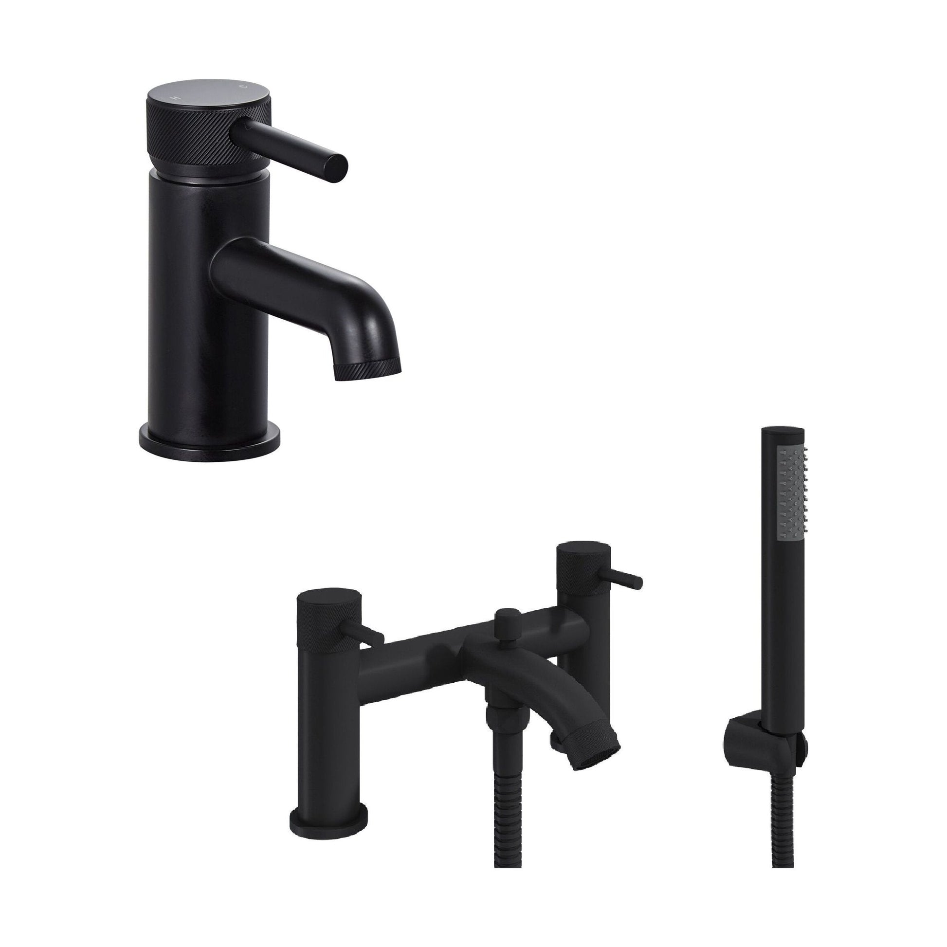 [BTT76062] Contemporary Mono Basin Mixer Tap - Choice of Bath Tap Type and Colour - Cutout