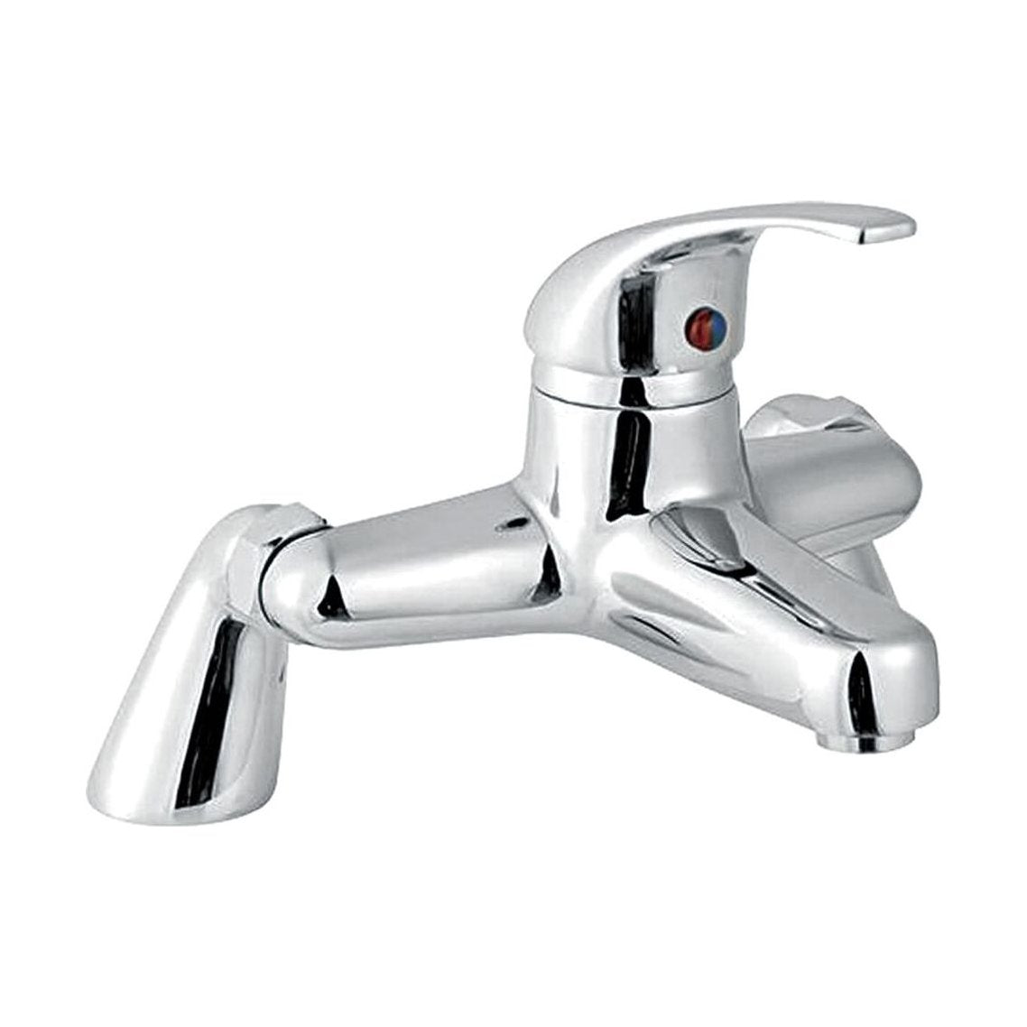 [BTTT005] Standard Deck Mounted Single Lever Bath Filler Tap - Chrome - Cutout