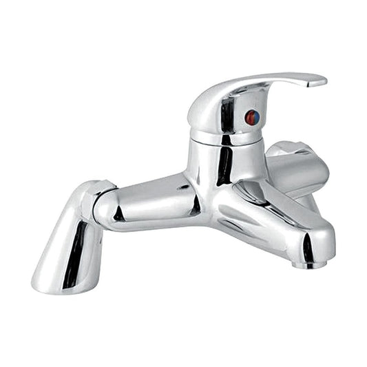 [BTTT005] Standard Deck Mounted Single Lever Bath Filler Tap - Chrome - Cutout