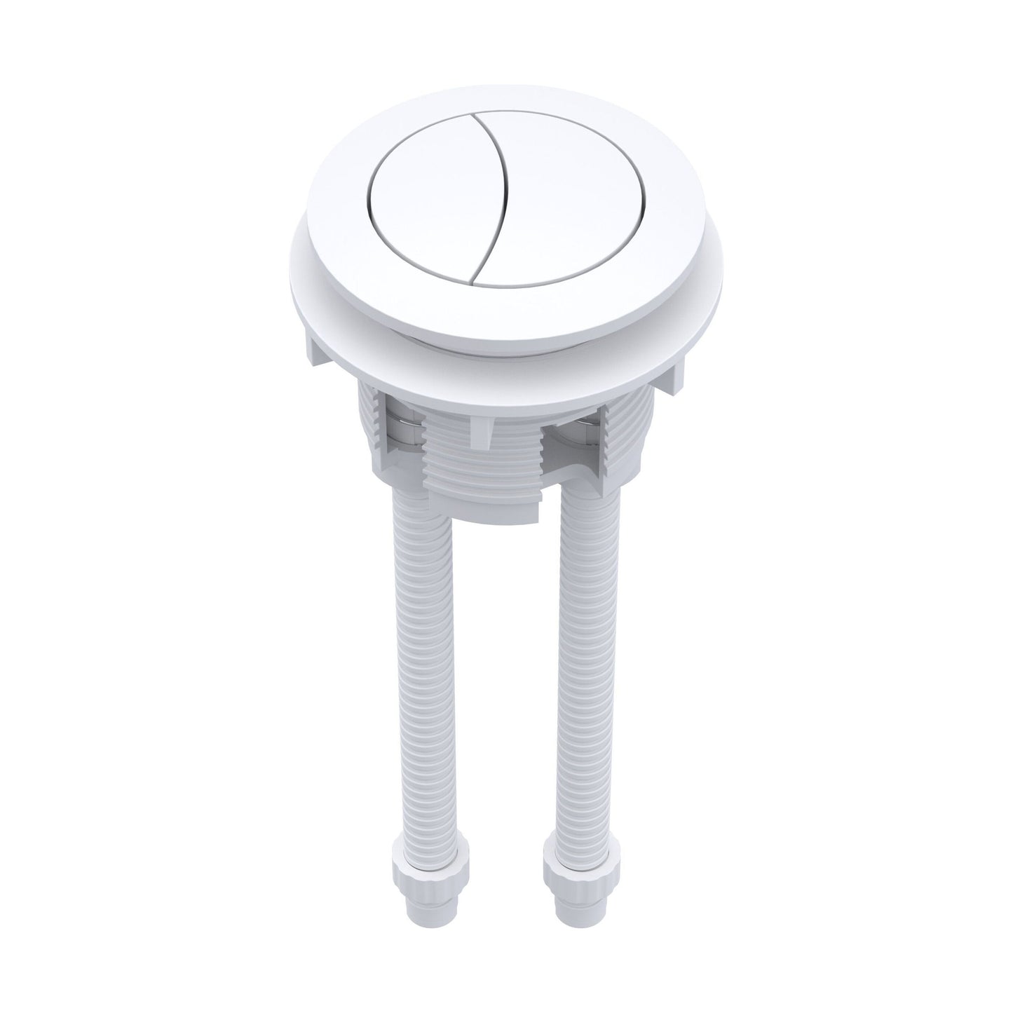 [BWPB101] Cistern Push Button White - Cutout