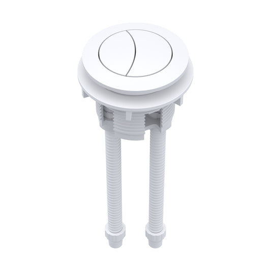 [BWPB101] Cistern Push Button White - Cutout