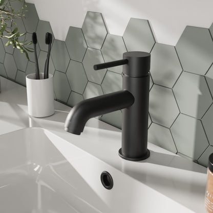 Cartegena Mono Basin Mixer With Push Button Waste