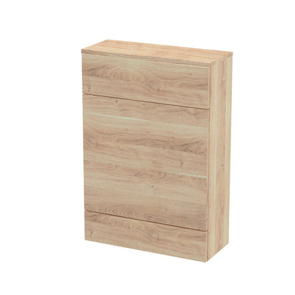 Hudson Reed Fusion 600mm Bleached Oak 255mm Deep Floor Standing WC Unit