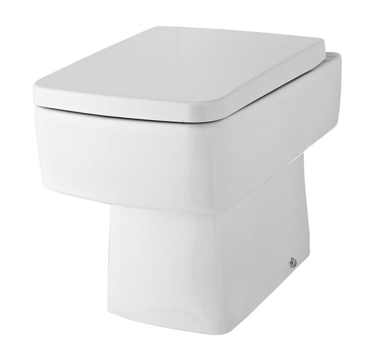 Hudson Reed Square Back To Wall Toilet Pan Including Seat