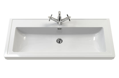 1000mm Classic Fireclay Basin - 1 Tap Hole