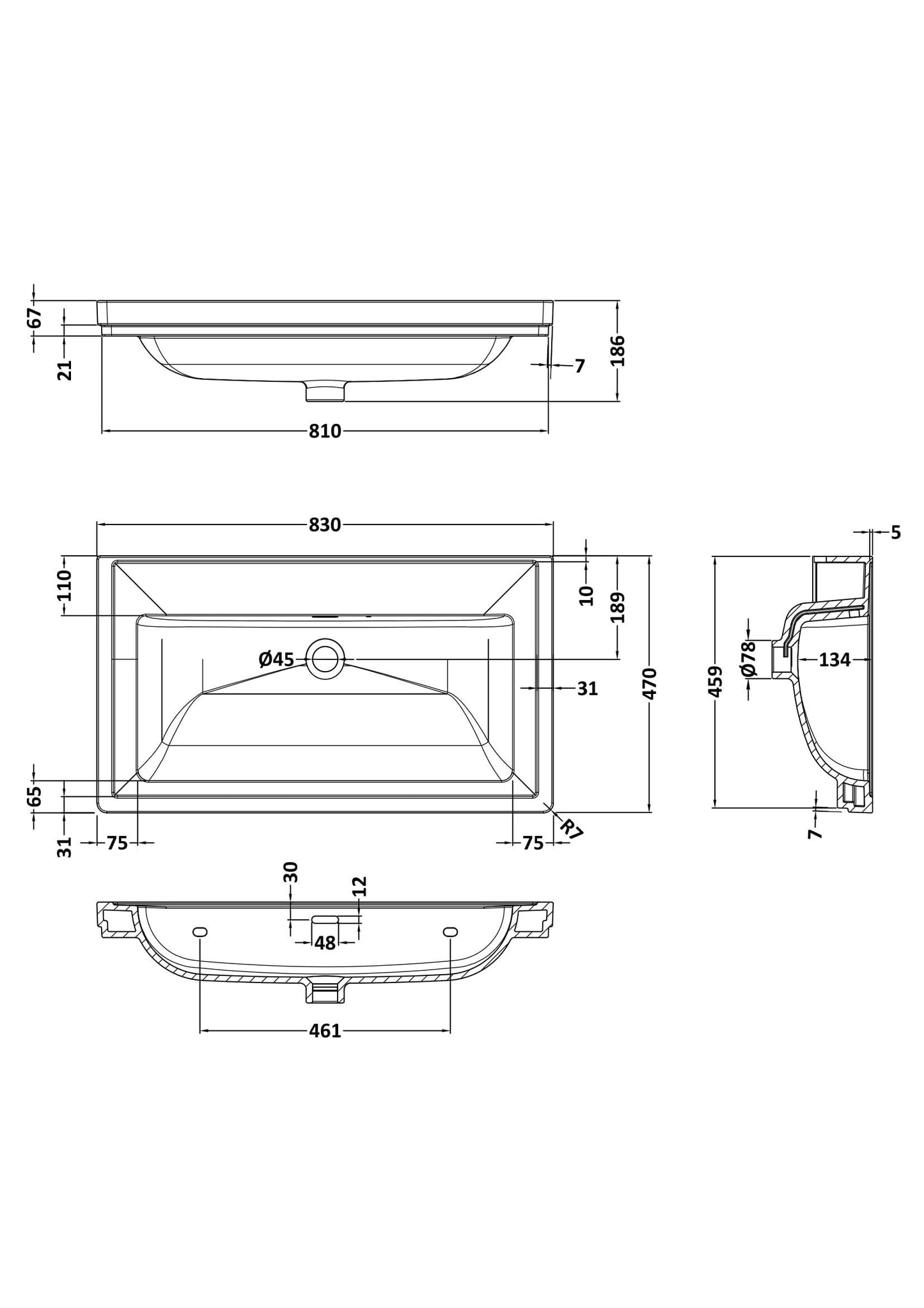 800 Classique Basin 0TH
