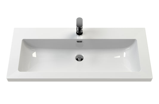 1 Tap Hole Minimalist Basin - 1000 x 460