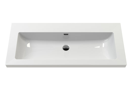 0 Tap Hole Minimalist Basin - 1000 x 460