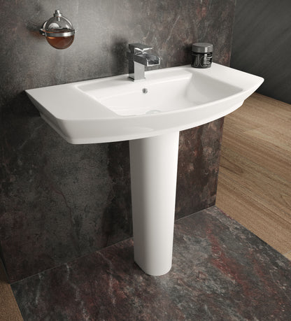 Hudson Reed Maya 850mm Basin & Pedestal