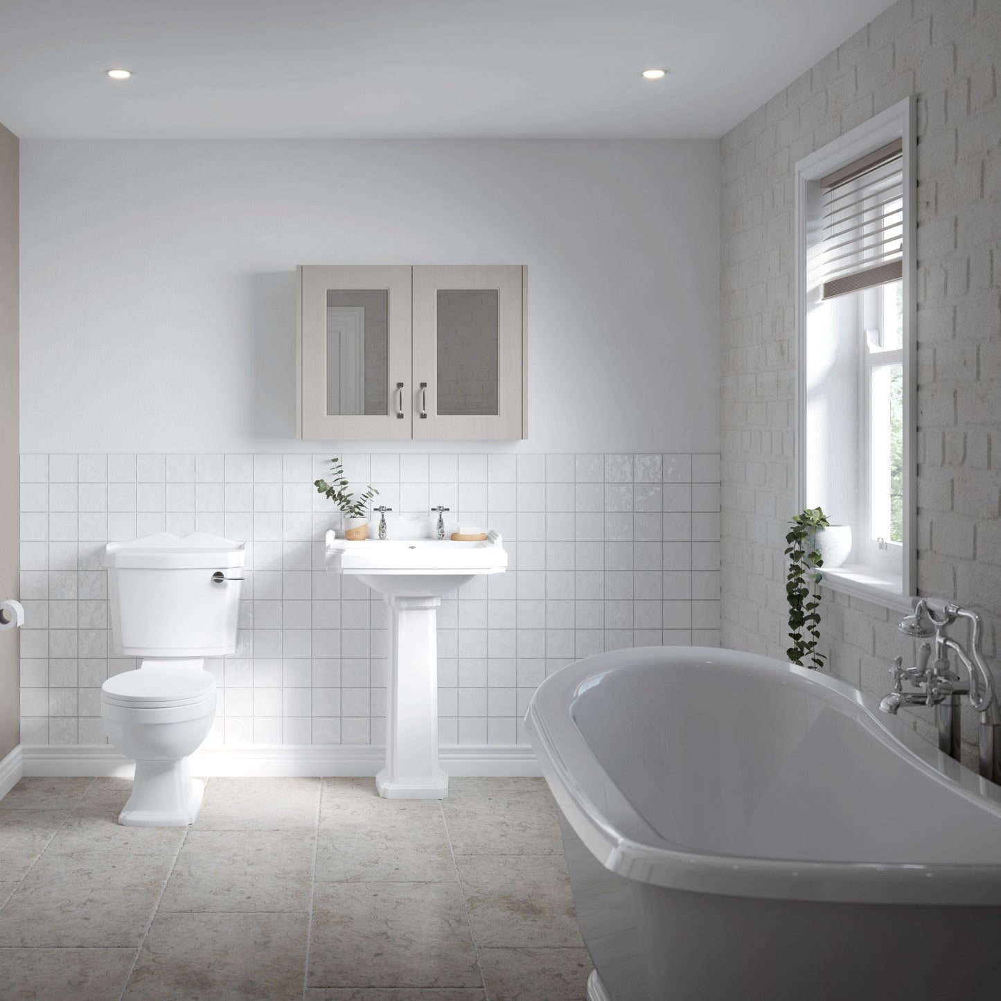 Nuie Legend Traditional Close Coupled Toilet