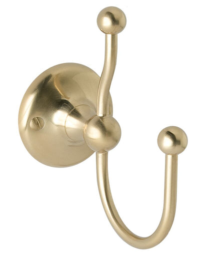 BC Sanitan Victrion Brushed Gold Double Robe Hook