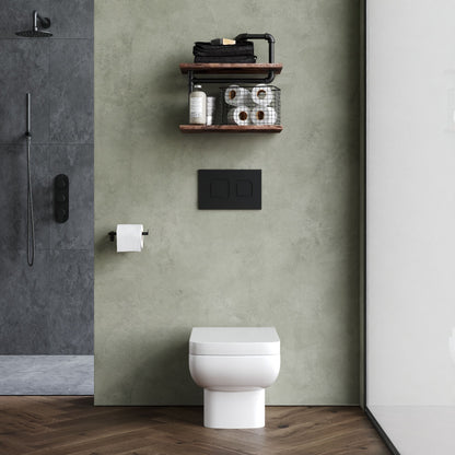 Hudson Reed Arlo Square Wall Hung Toilet Including Seat