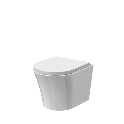 Round Rimless W/H Pan & SC Seat (Urea)