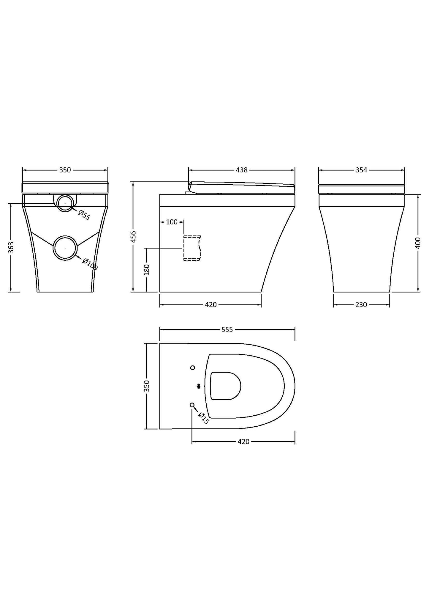 Round Btw Pan & Soft Close Seat