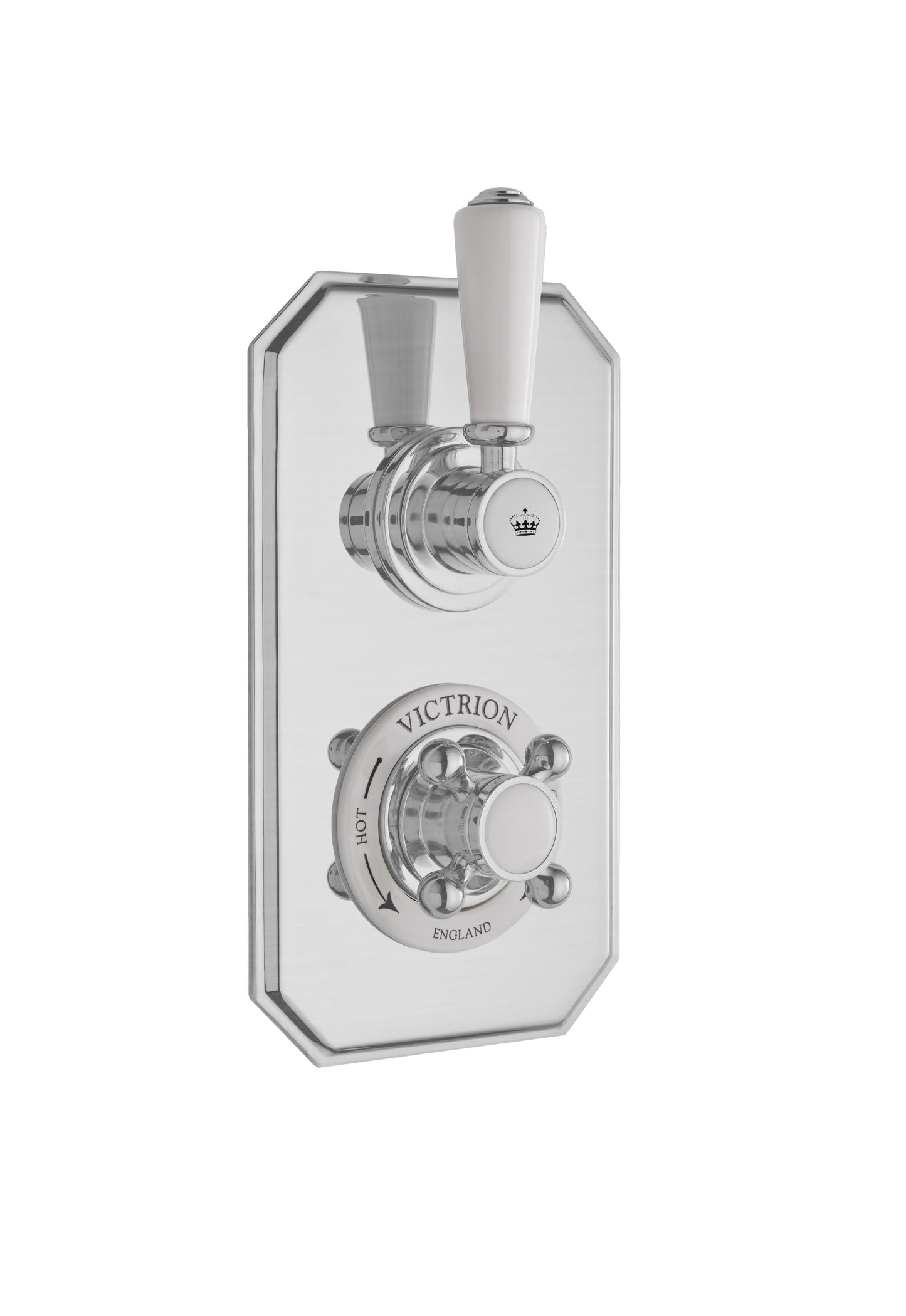 Victrion Single Outlet Twin Thermostatic Concealed Shower Valve