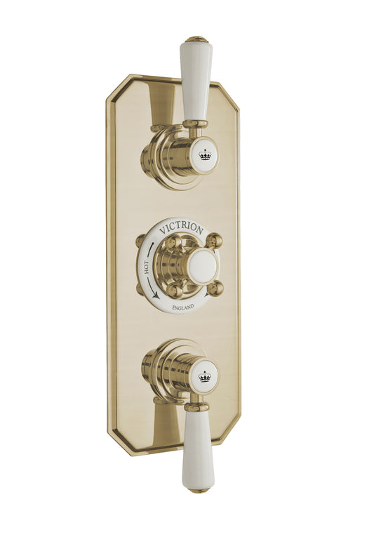 Victrion Two Outlet Triple Thermostatic Concealed Valve
