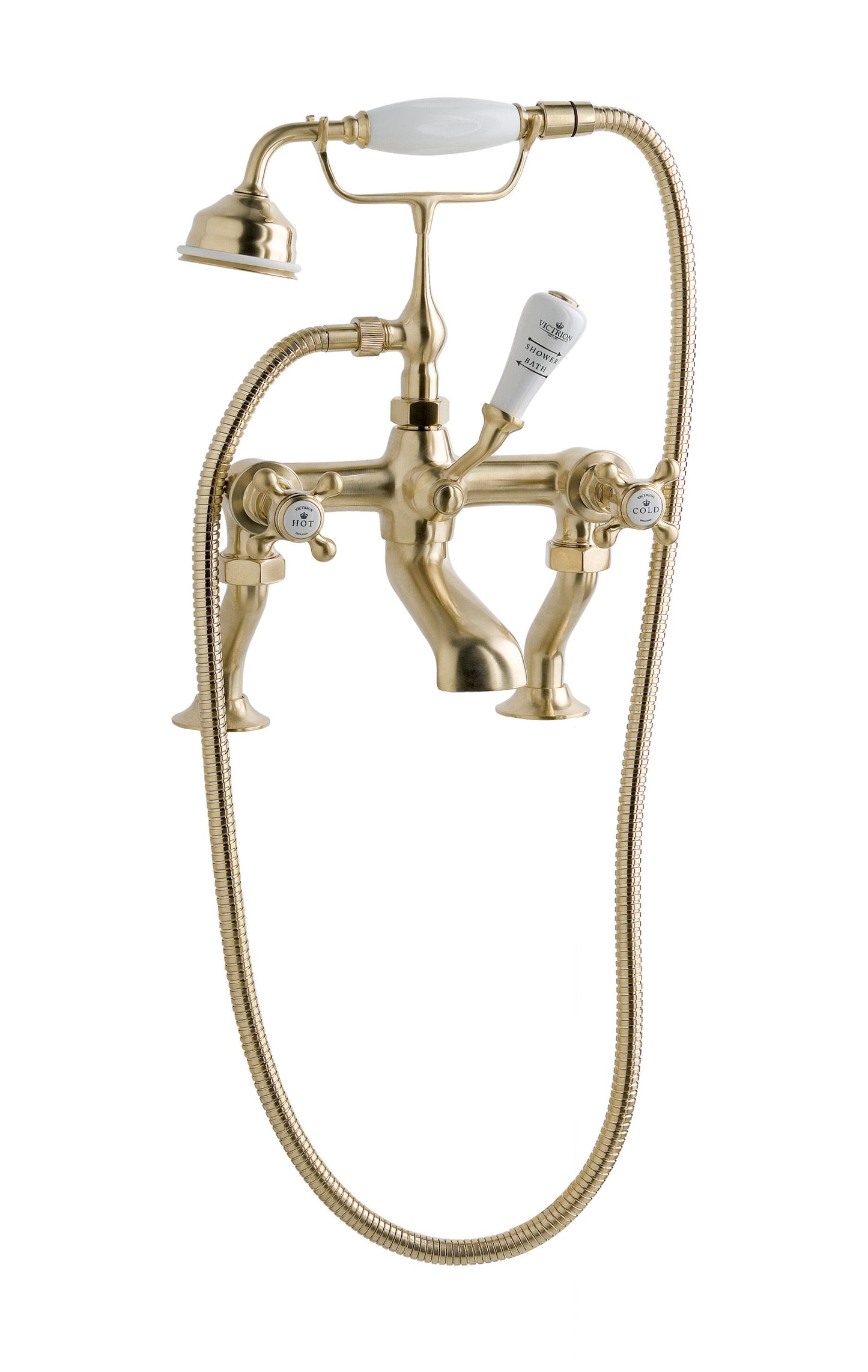 Victrion  Deck Mounted Crosshead Bath Shower Mixer