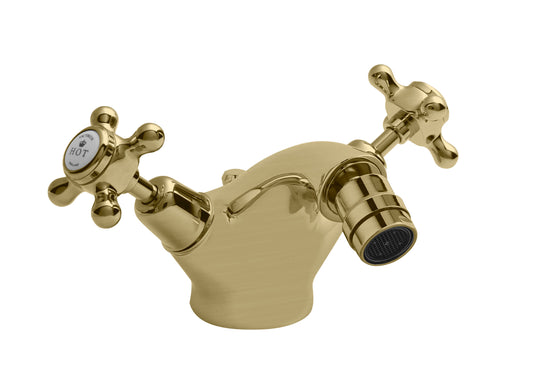 Victrion  Deck Mounted Crosshead Mono Bidet Mixer Tap