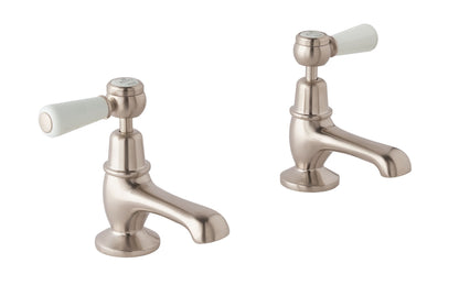 Victrion  Deck Mounted Lever Basin Pillar Taps