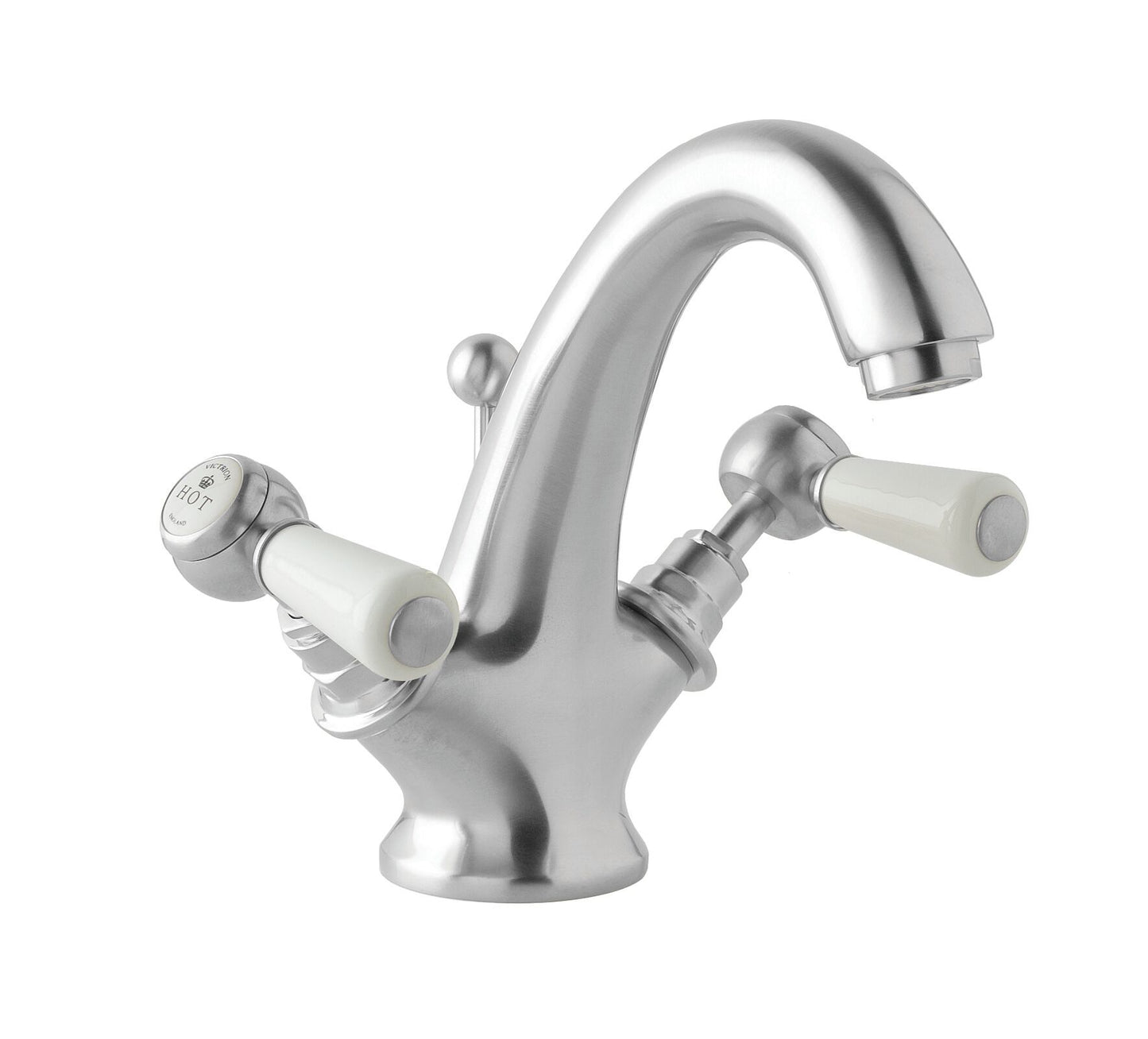 Victrion  Deck Mounted Lever Mono Basin Mixer Tap