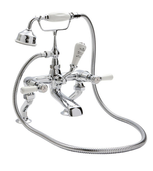 Victrion  Deck Mounted Lever Bath Shower Mixer