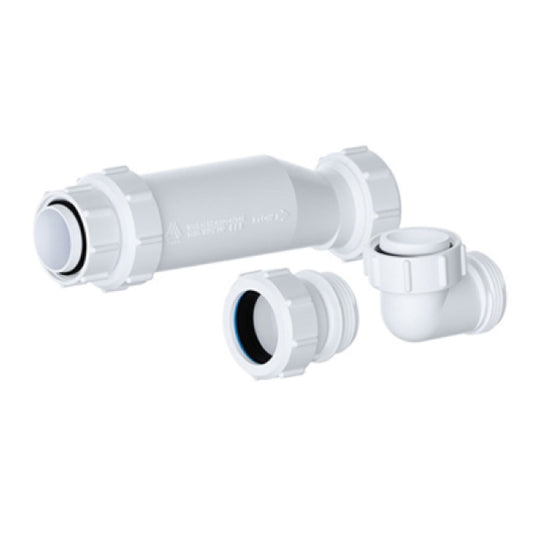 Nuie White Waste Trap For Furniture Basins