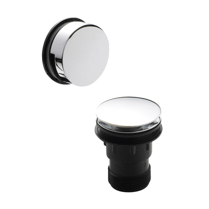 Nuie Chrome Push Button Bath Waste