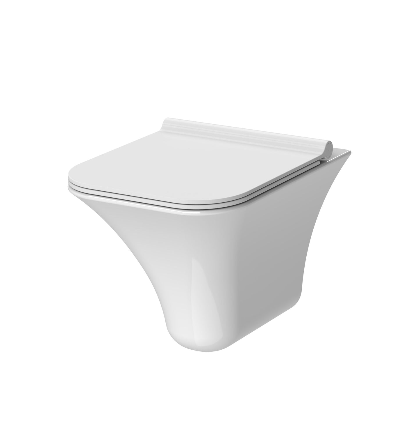 Embleton Rimless Wall Hung Pan with Soft Close Seat