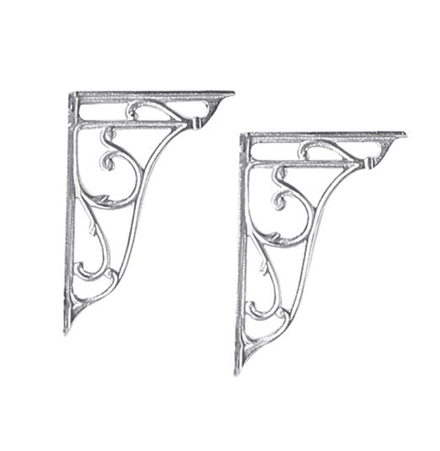 Nuie Ornate Chrome Cistern Brackets