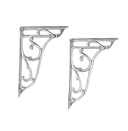 Nuie Ornate Chrome Cistern Brackets