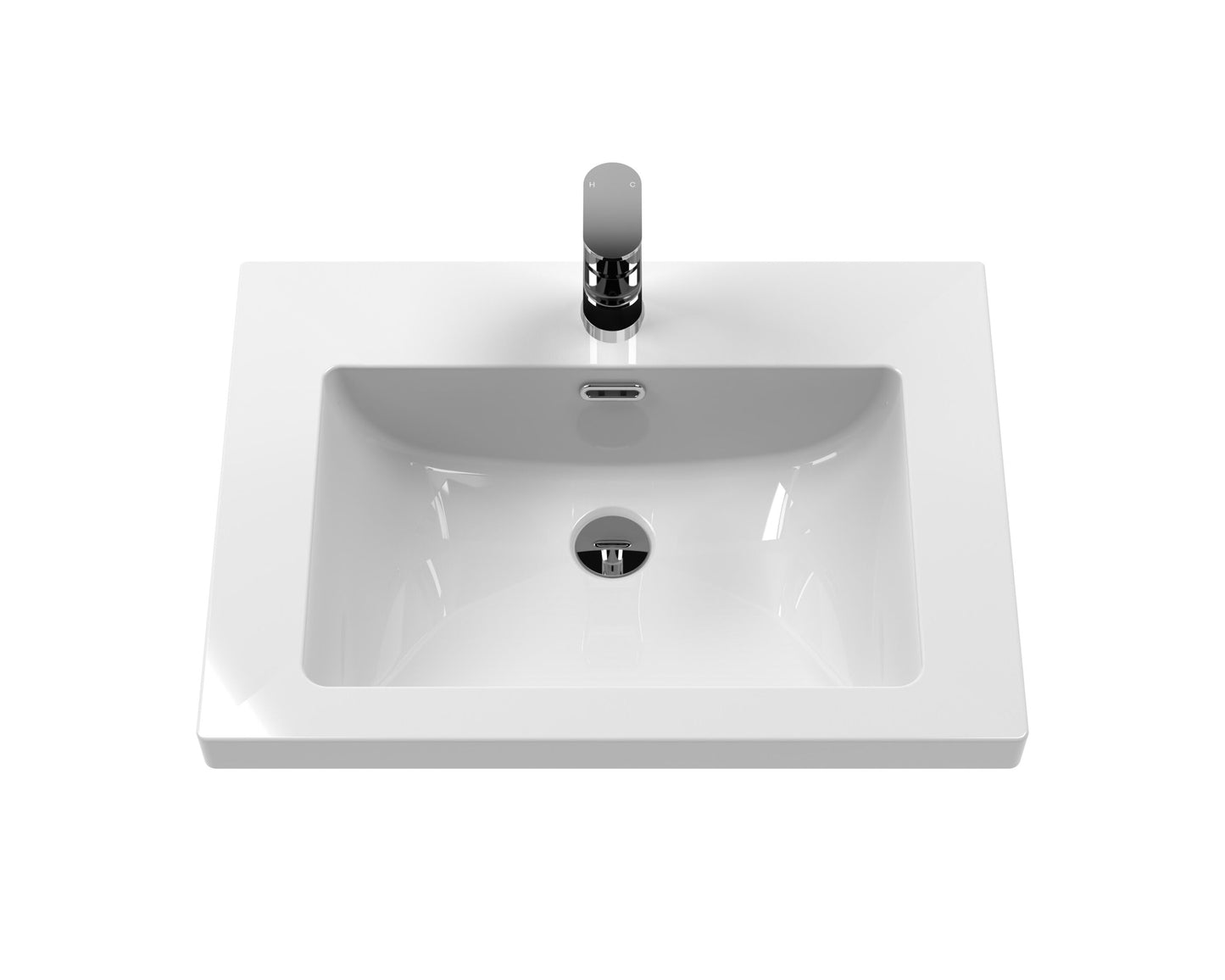 1 Tap Hole Minimalist Basin - 600mm x 460mm