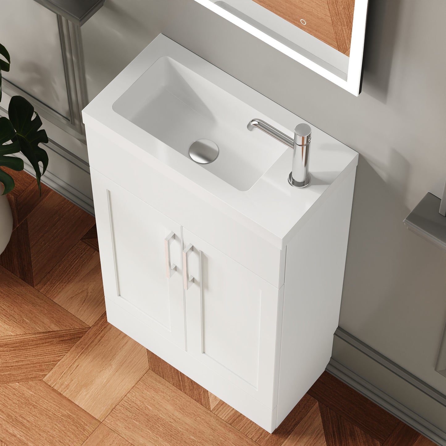 Fable 500mm Shaker Vanity Unit - 253mm Deep