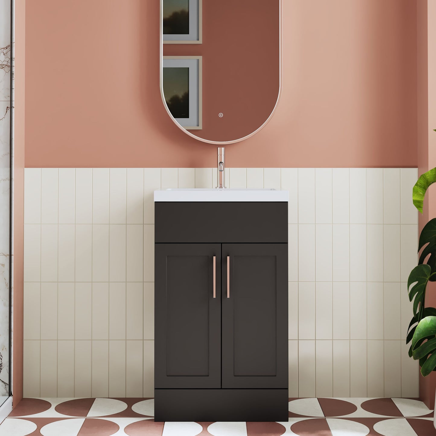 Fable 500mm Shaker Vanity Unit - 353mm Deep