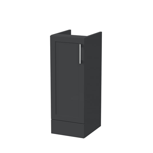 Nuie Lux Fable 300mm 1 Door Soft Black Floor Standing Base Unit