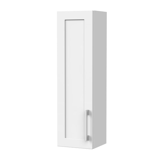 Nuie Lux Fable 200mm 1 Door Matt White Wall Hung Cabinet