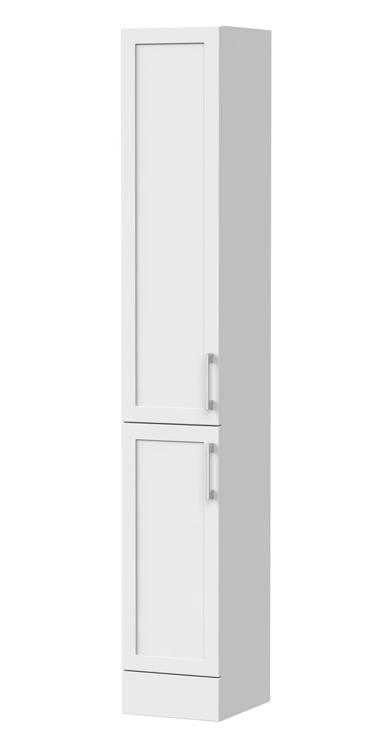 Nuie Lux Fable 500mm 2 Door Matt White Floor Standing Cabinet