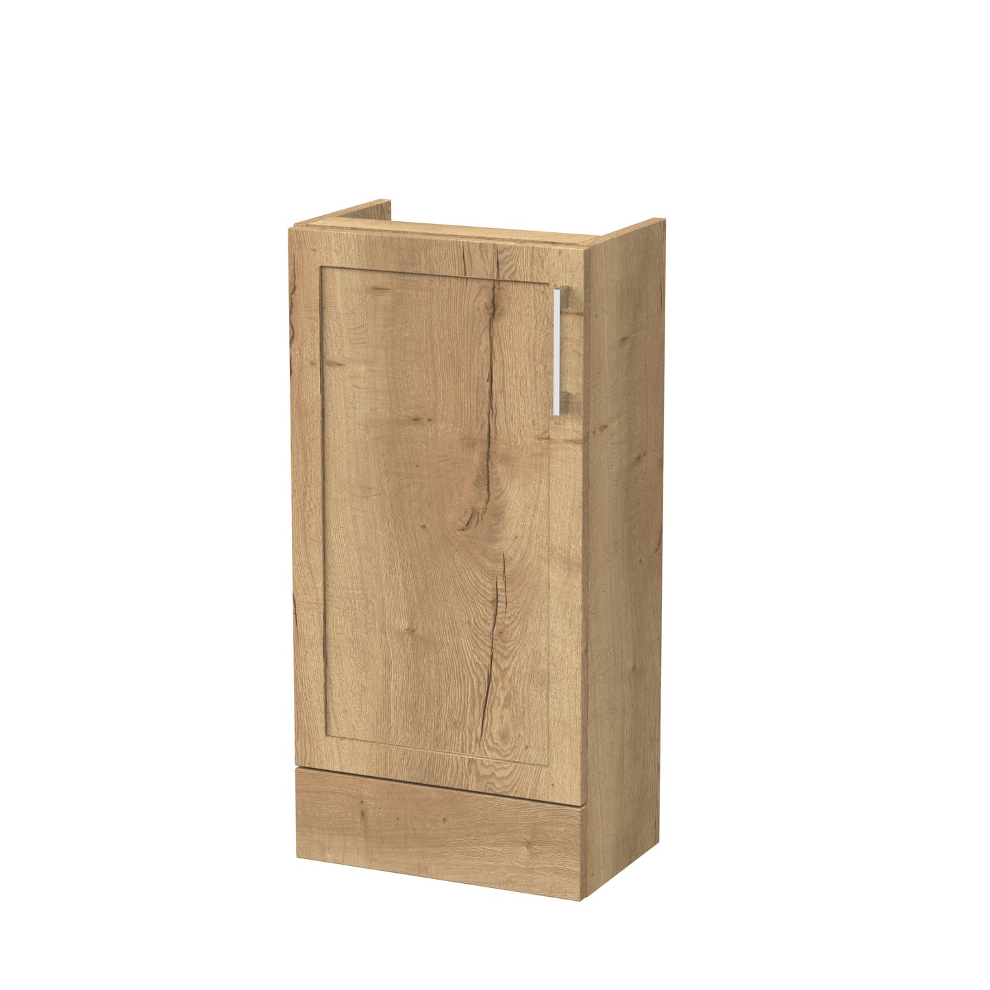 Nuie Lux Fable 400mm 1 Door Autumn Oak Floor Standing Base Unit