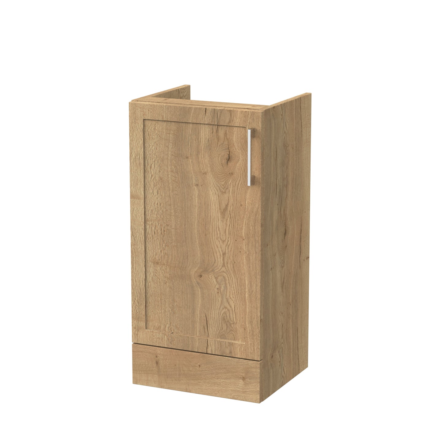 Nuie Lux Fable 400mm 1 Door Autumn Oak Floor Standing Base Unit