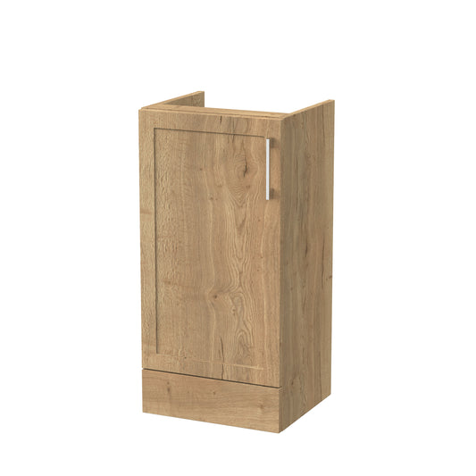 Nuie Lux Fable 400mm 1 Door Autumn Oak Floor Standing Base Unit