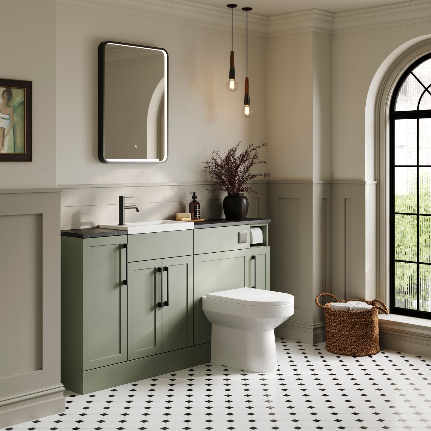 Fable 600mm Shaker Vanity Unit - 253mm Deep